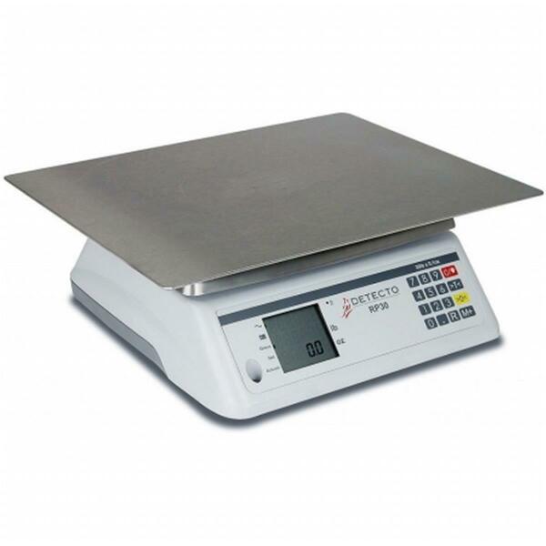Cardinal Scale Square Digital Ingredient Scale with Platter - 13 x 17 in. RP30S